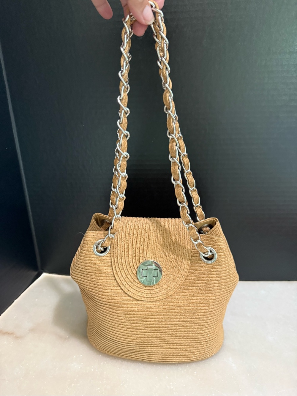 Magid straw bag Made with 100% Paper Straw Chain Straps